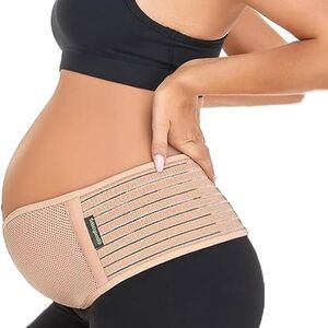 AZMED pregnancy support belt tan/nude one size